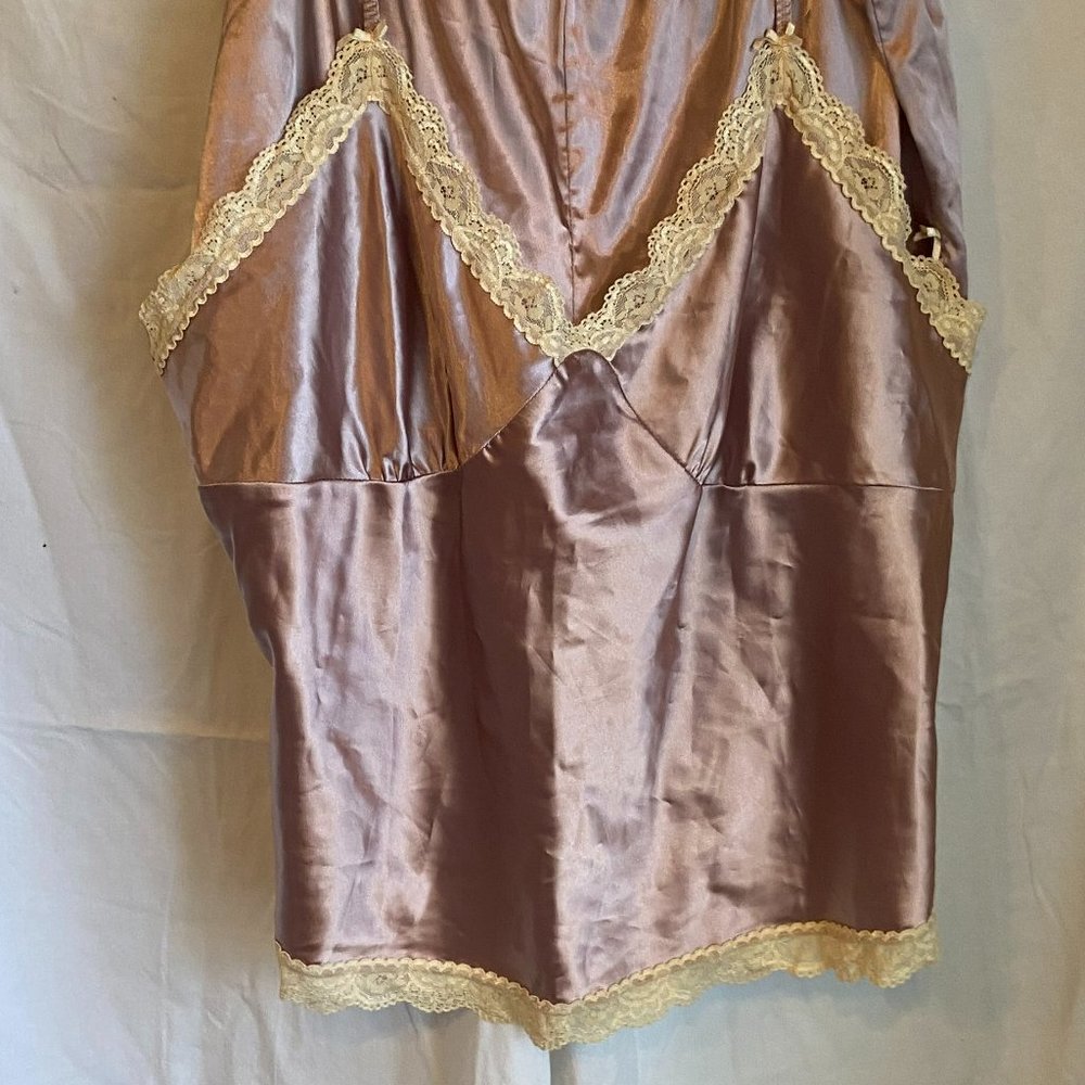 Daniella Simon lace trim camisole & shorts plus size lingerie 2-piece pajama 1X